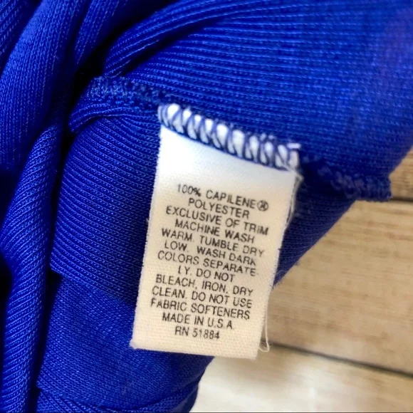 Patagonia Long Sleeve Capilene Blue Base Shirt Top - Picture 6 of 6